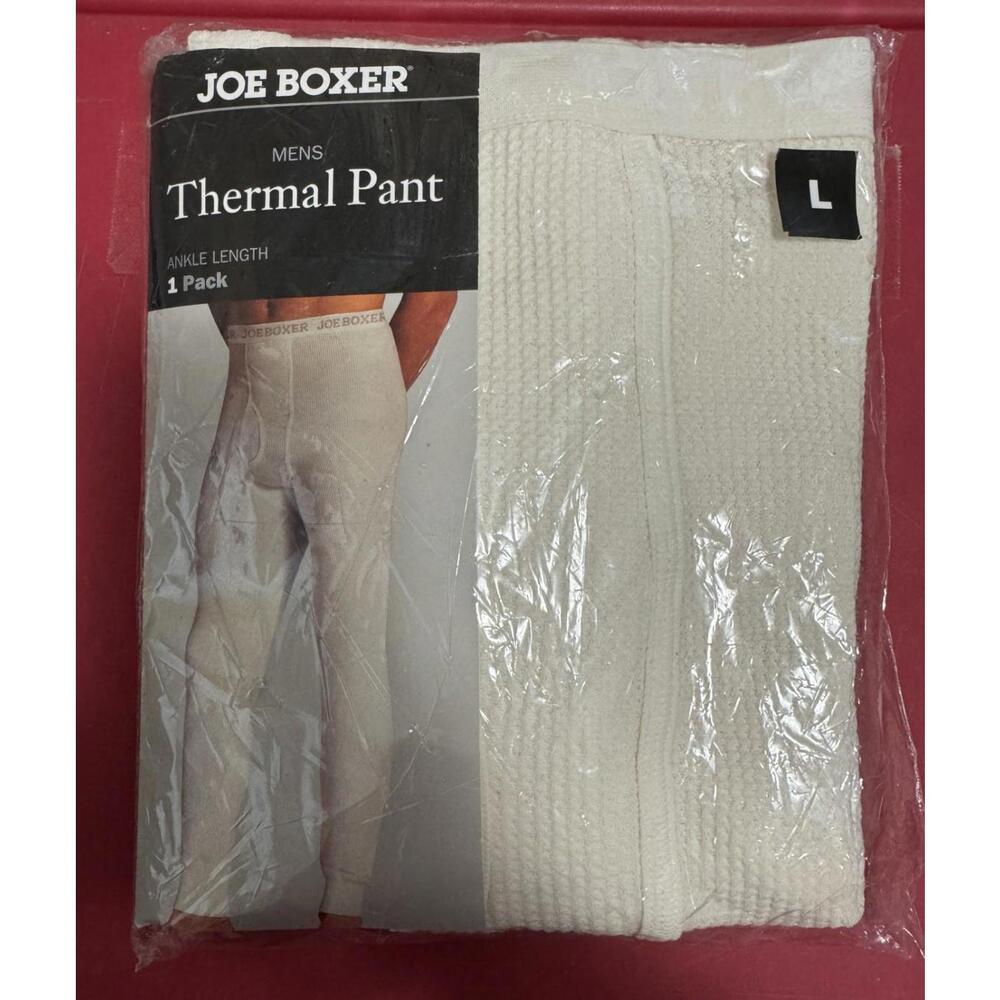 Vintage Joe Boxer Thermal Pants Waffle Knit Long Johns Mens Large NEW